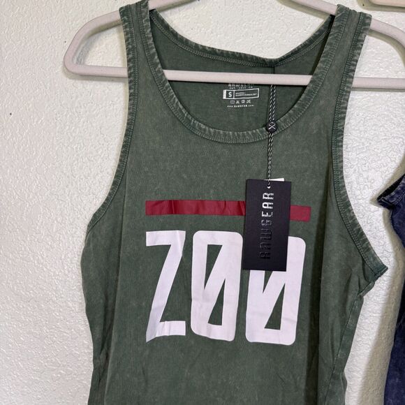 RawGear Tank Top Mens Small Muscle Tee Shirt Zoo Gym Casual Bradley Martyn Lot - Picture 4 of 8